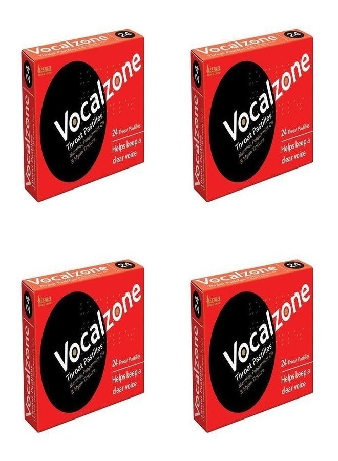 (4 Pack) - Vocalzone Vocalzone Throat Pastille Tablets | 24s | 4 Pack - Super Saver - Save Money